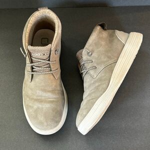 Hey Dude Mens Jo Shoe Boot Nut Tan Beige Sz 7 Slip On Lace Up Look Ankle Casual